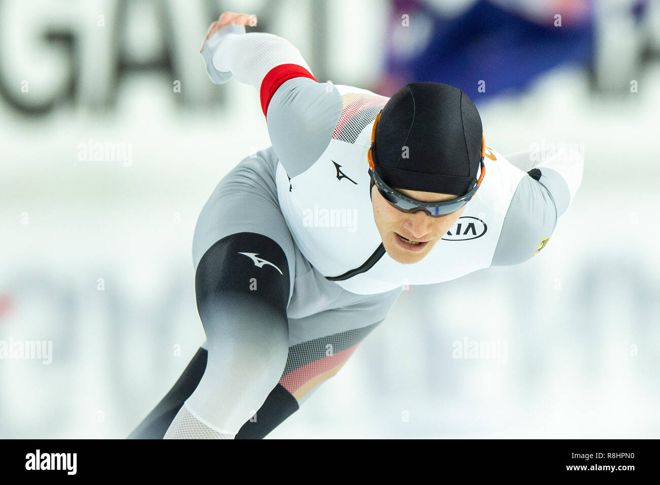 Heerenveen, Niederlande. 15. Dezember 2018. Speedskating Wm 1500 m B Gruppe Felix MALY Credit: Orange Bilder vof/Alamy leben Nachrichten Stockfoto