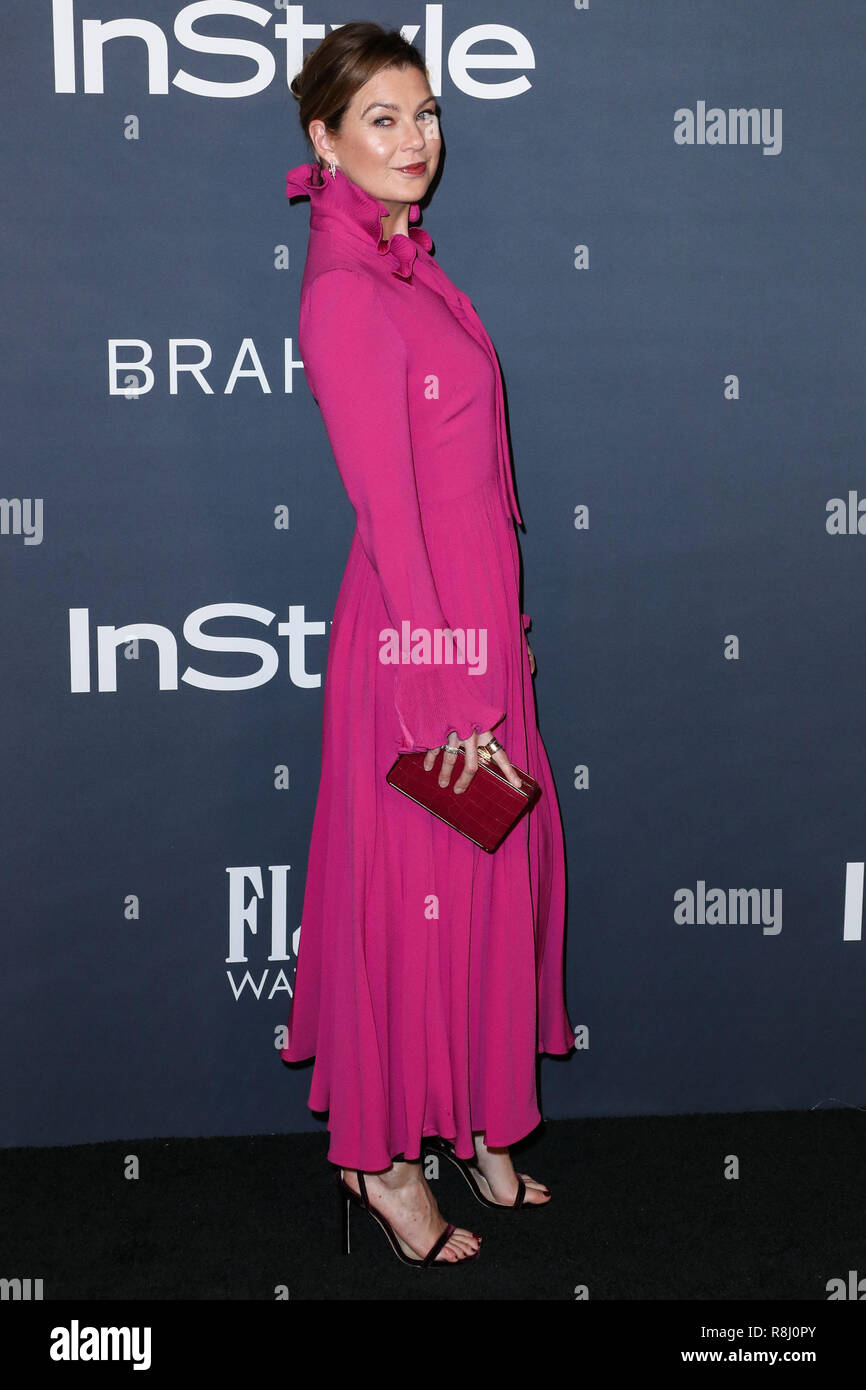 LOS ANGELES, Ca, USA - 23. Oktober: Ellen Pompeo auf der InStyle Awards im Getty Center am 23. Oktober 2017 in Los Angeles, Kalifornien, USA 2017. (Foto von Xavier Collin/Image Press Agency) Stockfoto