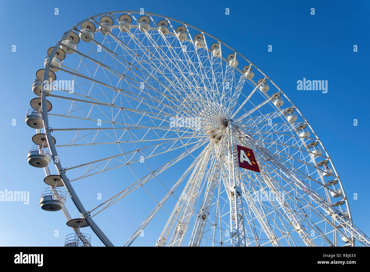 Das Riesenrad, Koningin Astridplein, Antwerpen (Antwerpen), Provinz Antwerpen, der Region Flandern, Belgien Stockfoto