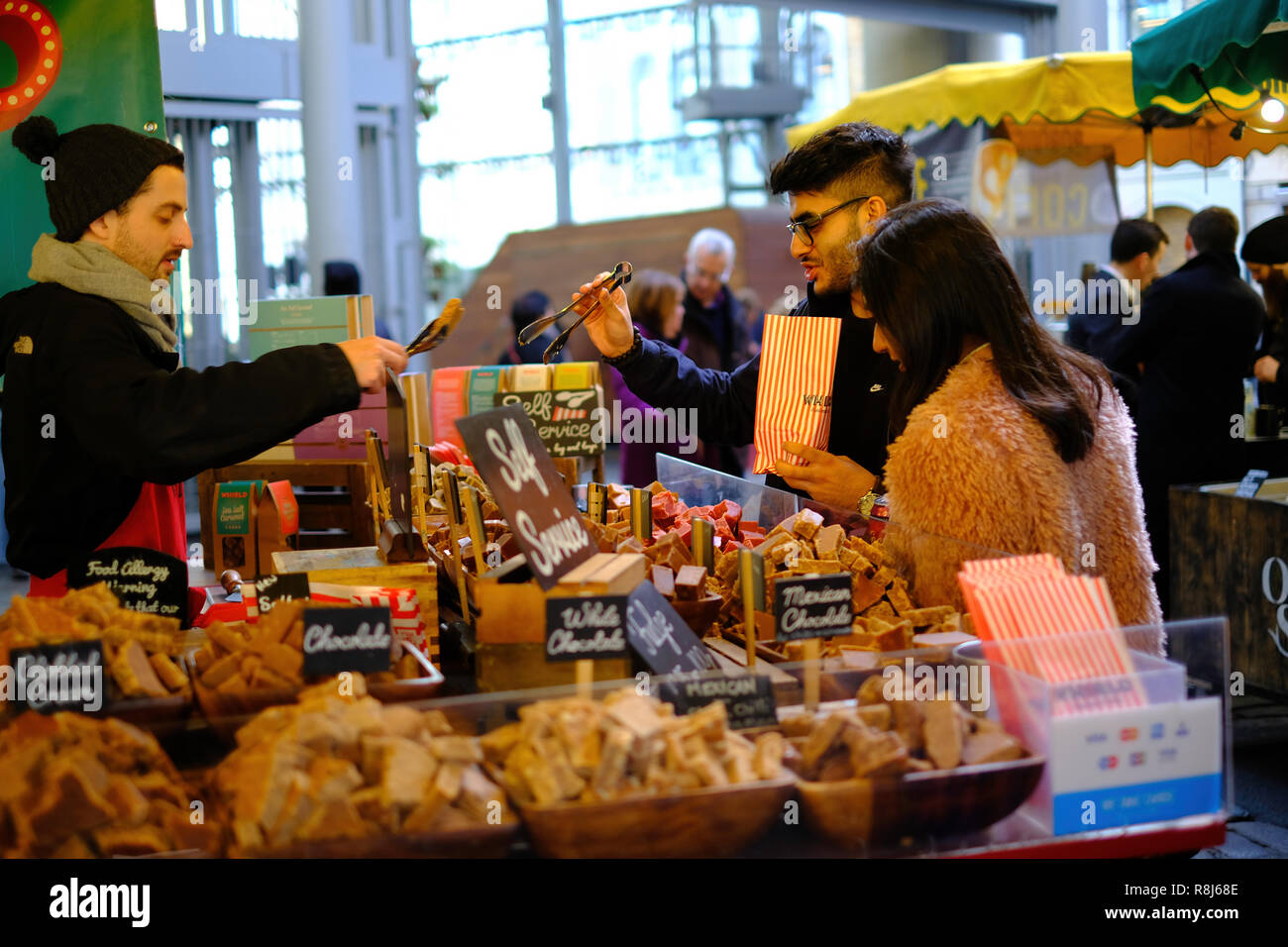 Borough Market, London, Vereinigtes Königreich Stockfoto