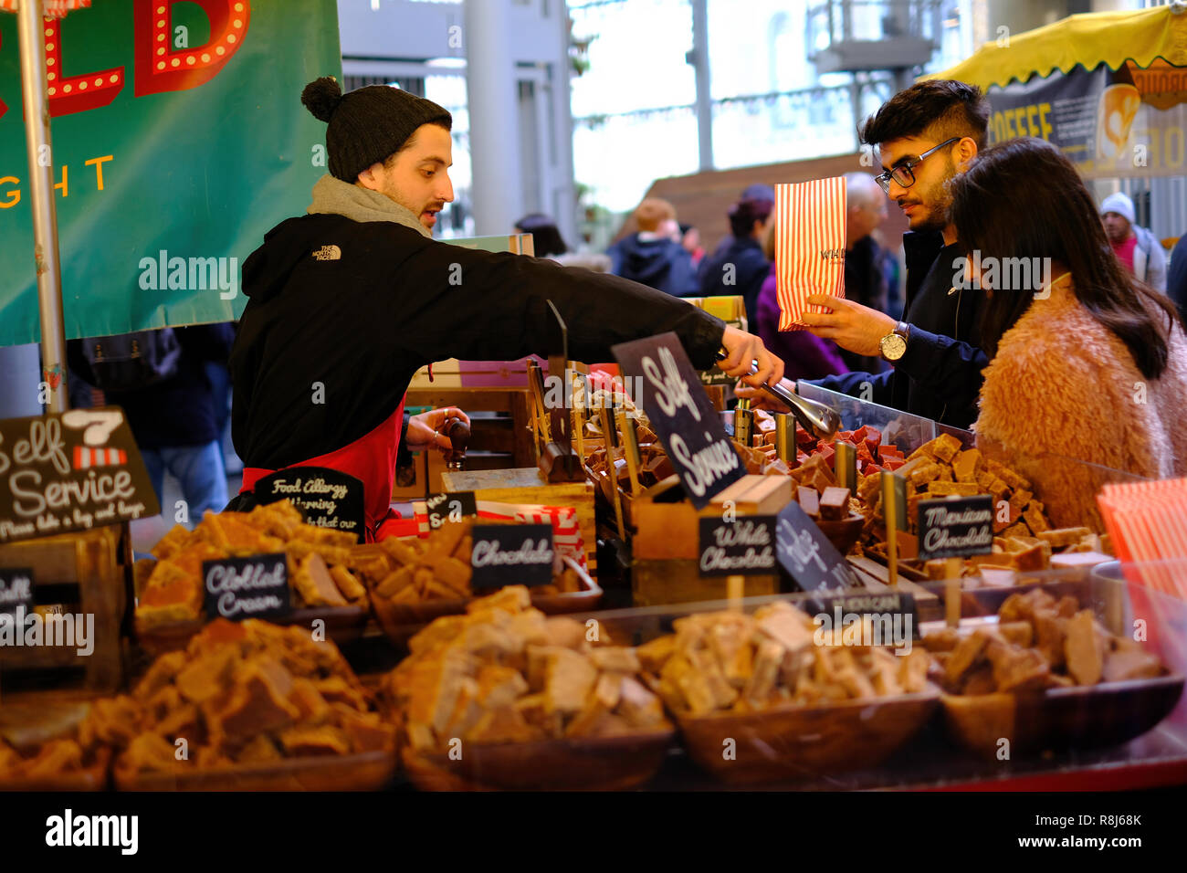 Borough Market, London, Vereinigtes Königreich Stockfoto