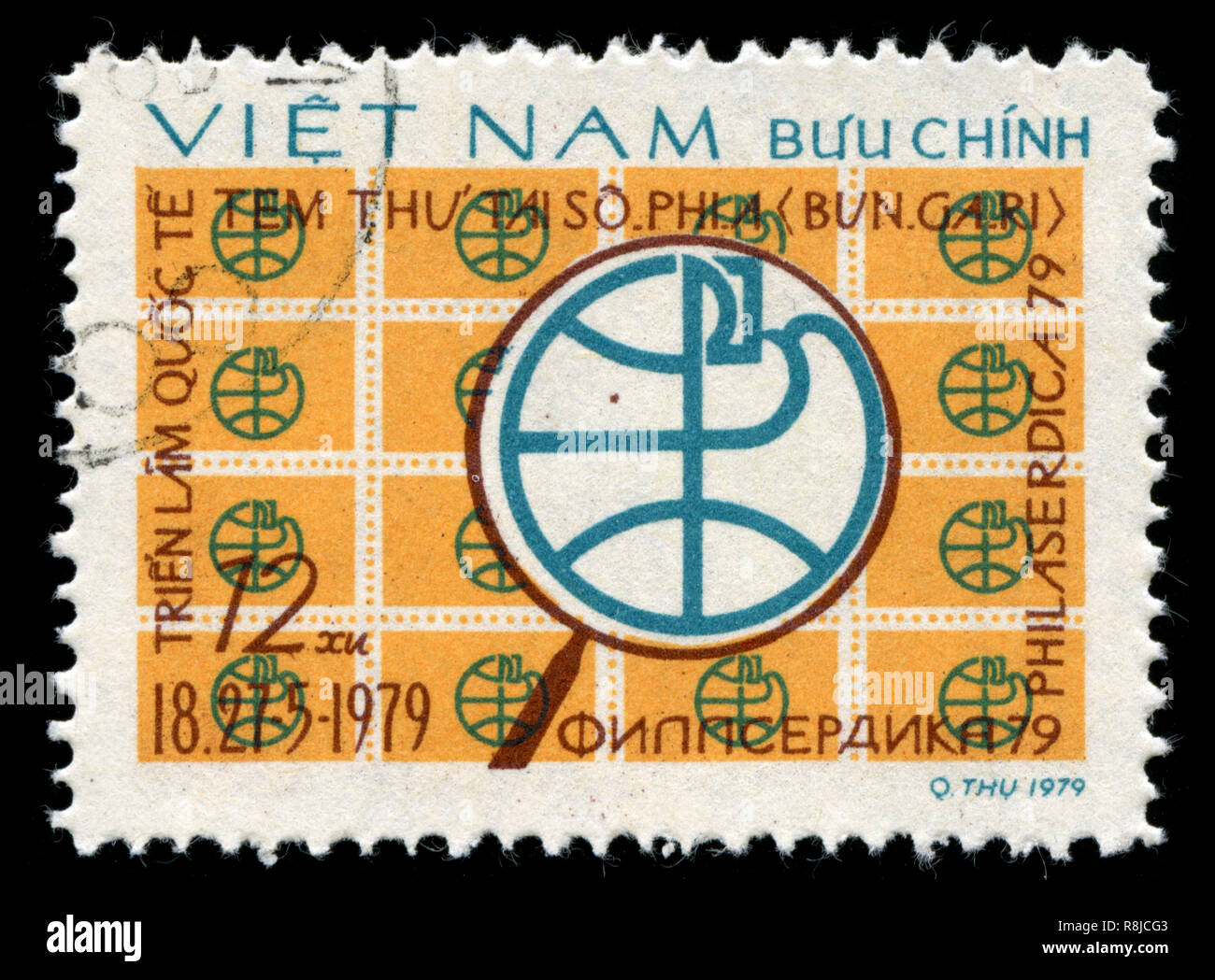 Briefmarke aus Vietnam in der Philaserdica '79 Serie in 1979 Stockfoto