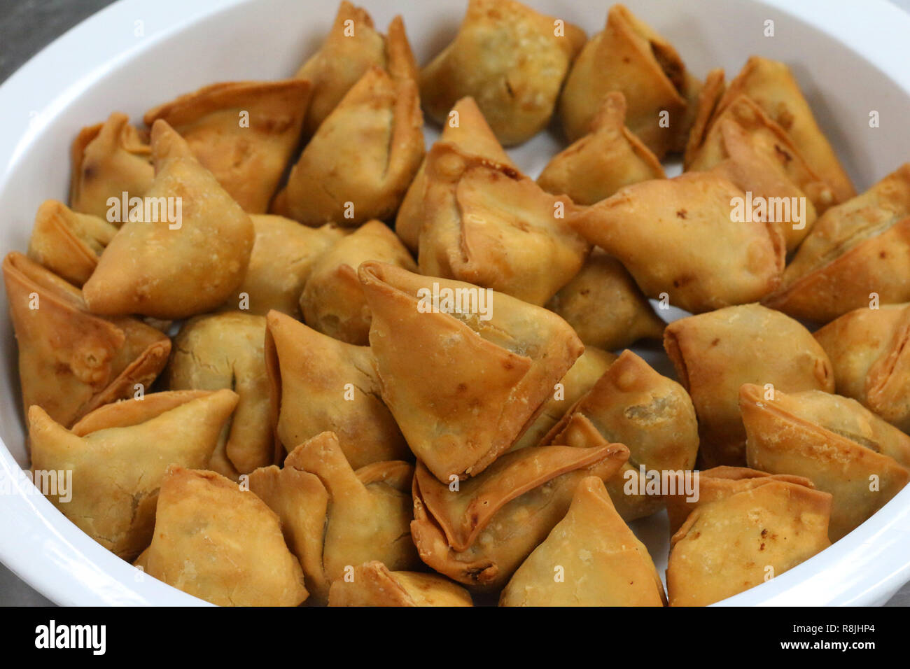 Frittierte punjabi Samosa Stockfoto