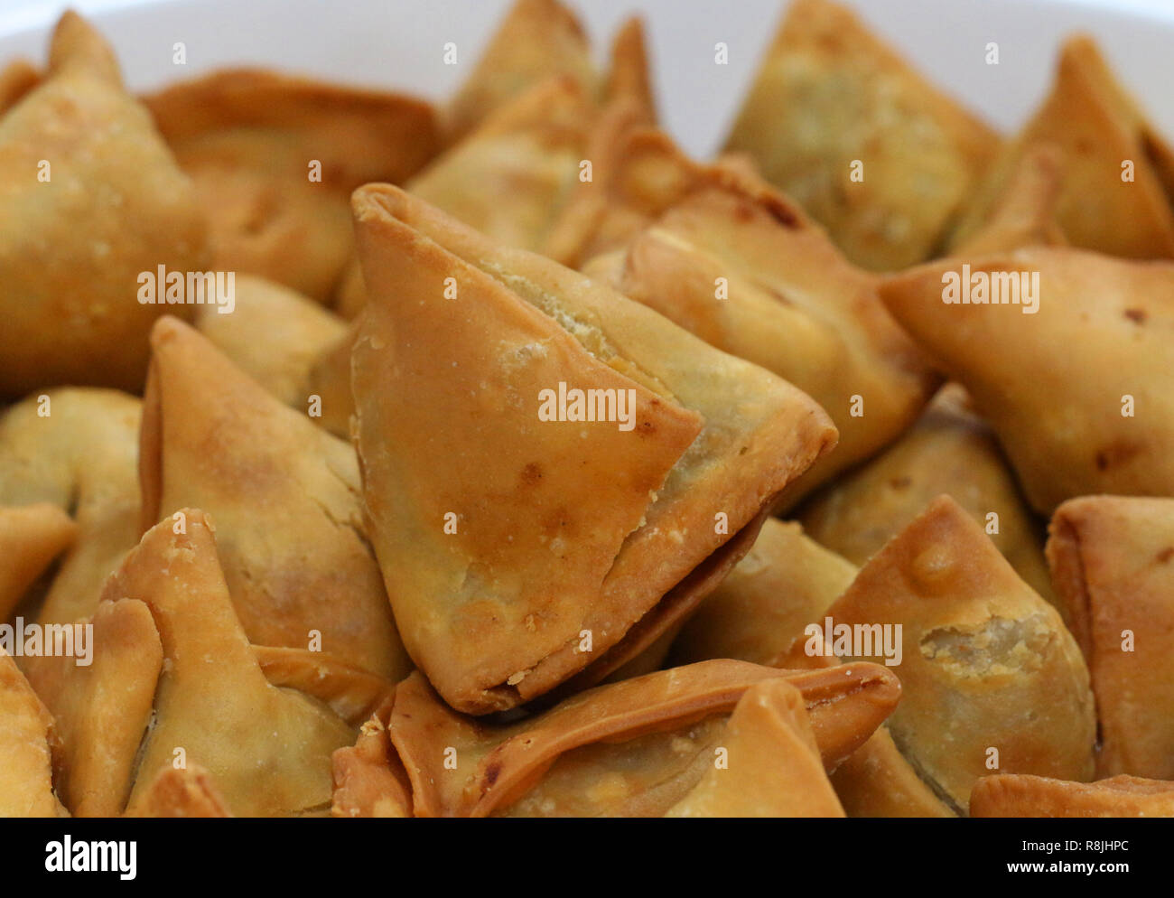 Frittierte punjabi Samosa Stockfoto