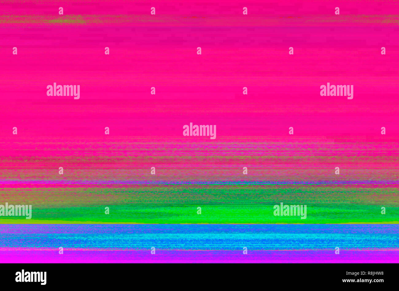 Horizontale Linien Pixel Hintergrund abstrakte beschädigt Computer digitale Datei Stockfoto