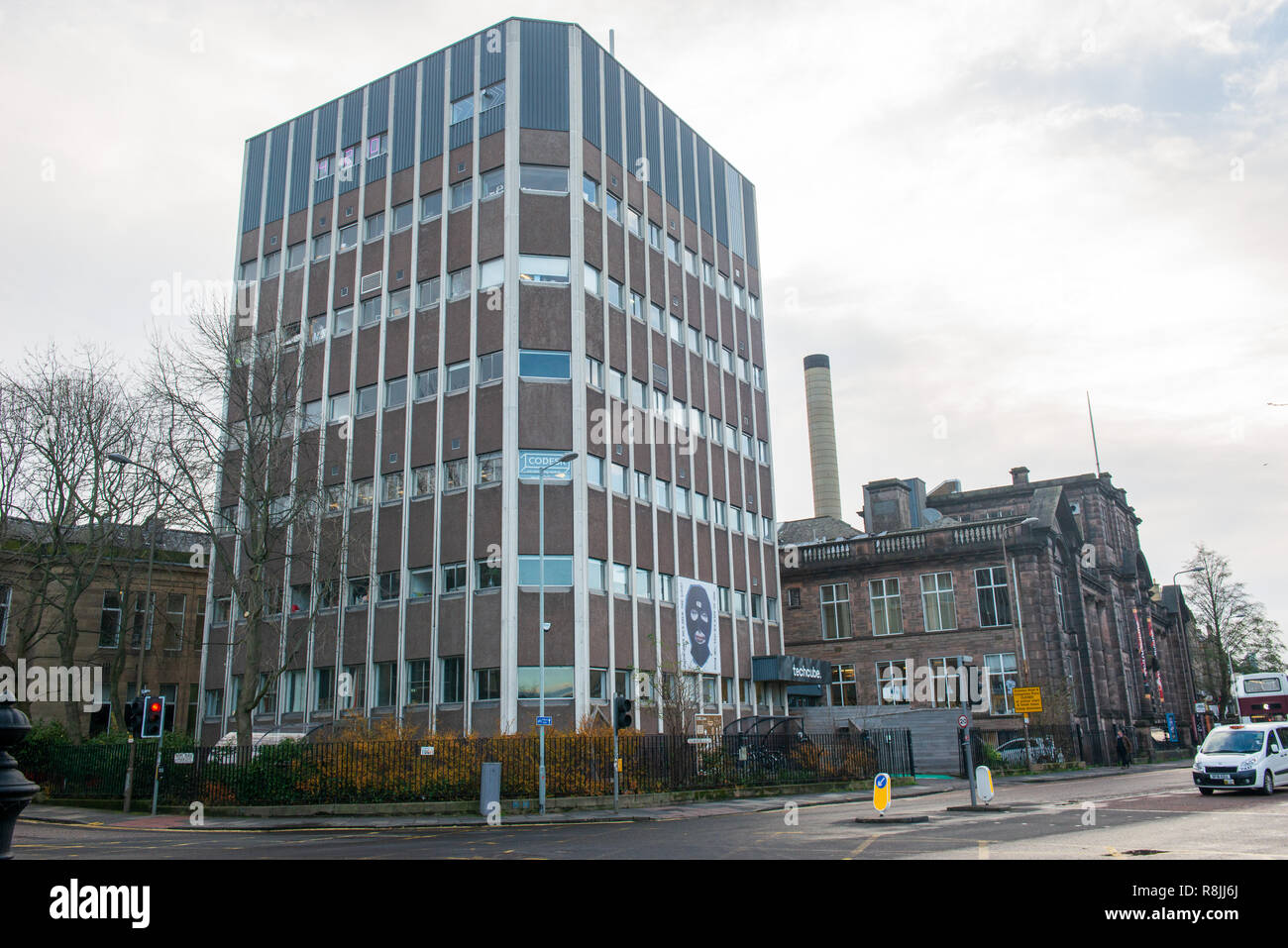 Nachricht vom Himmel GV, Tech Cube Summerhall Stockfoto