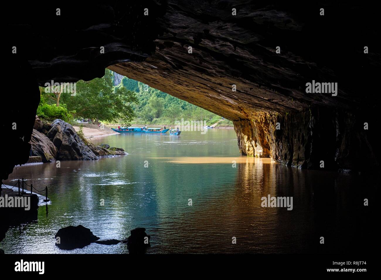 Vietnam, Quang Binh Provinz, Nationalpark Phong Nha-Ke Bang UNESCO Weltkulturerbe, Phong Nha Höhle Stockfoto