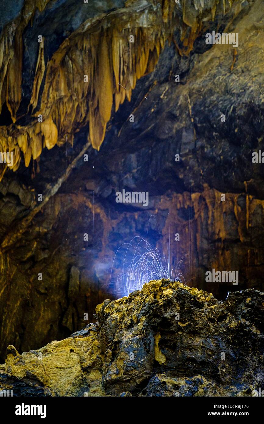 Vietnam, Quang Binh Provinz, Nationalpark Phong Nha-Ke Bang UNESCO Weltkulturerbe, Phong Nha Höhle Stockfoto