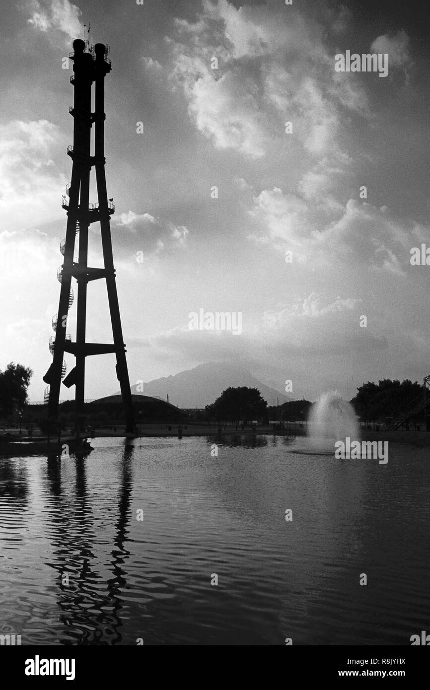 MONTERREY, NL/MEXIKO - 19 Okt 2003 - Fundidora Park (sobald der Monterrey Steel Foundry Company). Detail anzeigen bleibt die gleiche. Stockfoto