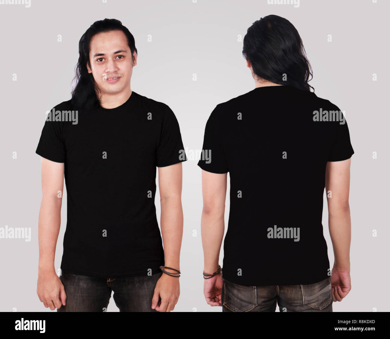 Blank T Shirt Template Front Back Stockfotos Und Bilder Kaufen Alamy