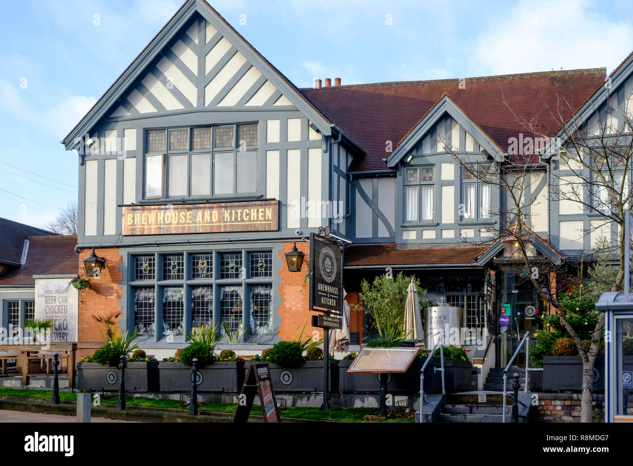 Sutton Coldfield in der Nähe von Birmingham in den West Midlands England UK Sudhaus und Küche Stockfoto