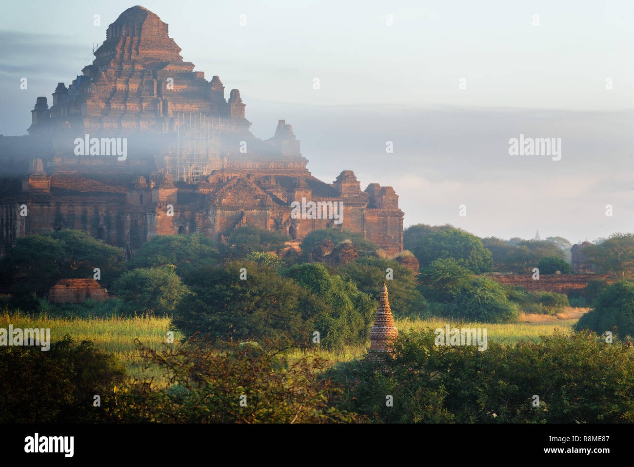 Bagan Sonnenaufgang, Myanmar Stockfoto