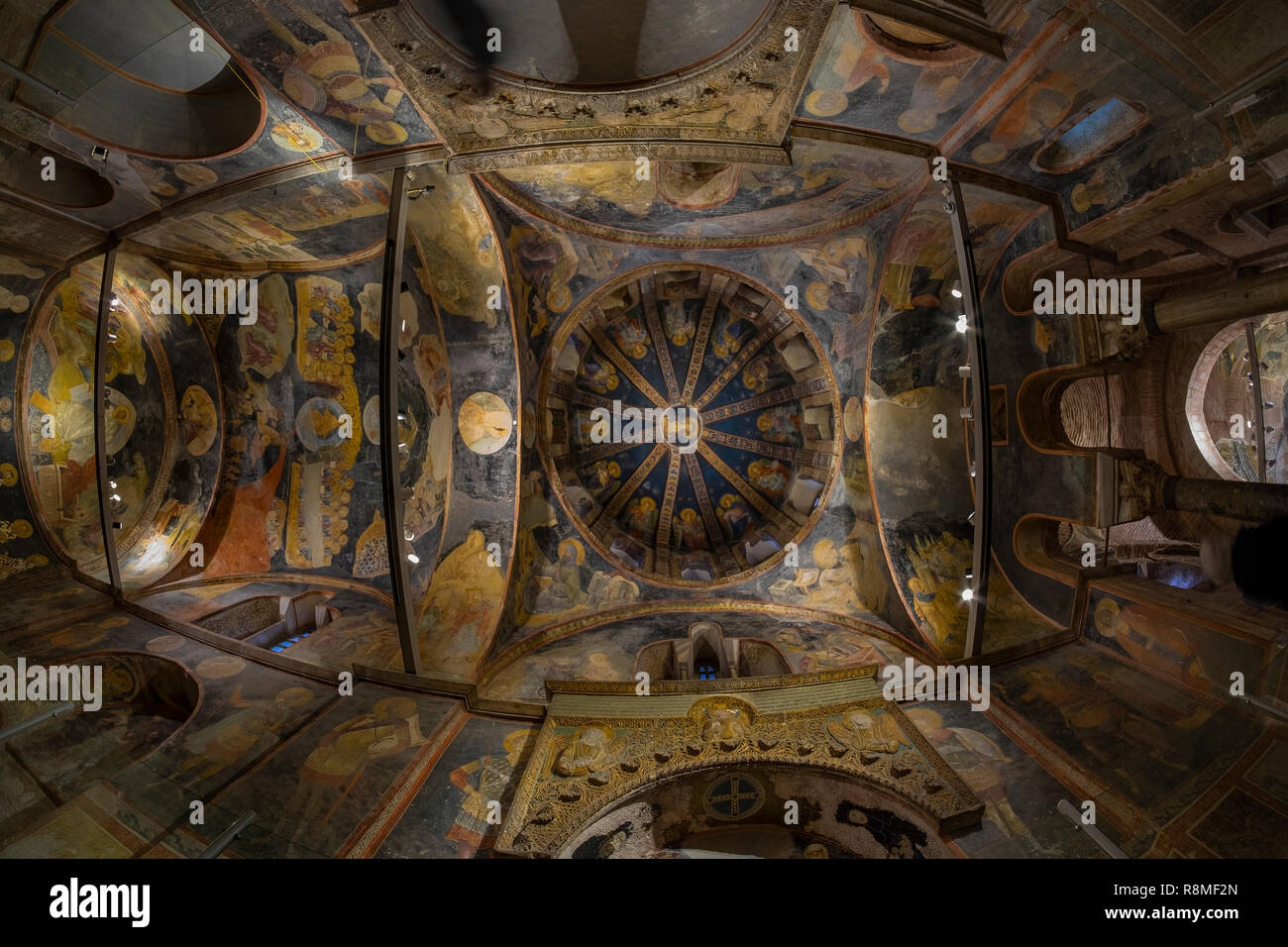 Fresken der Kirche von Chora. Istanbul, Türkei Stockfoto