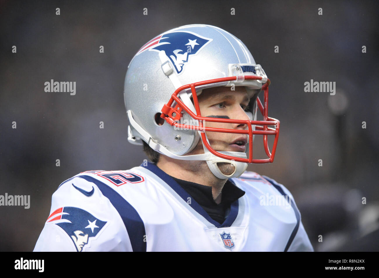 16. Dezember 2018: Patrioten #12 Tom Brady während der Pittsburgh Steelers vs New England Patriots Spiel am Heinz Feld in Pittsburgh, PA. Jason Pohuski/CSM Stockfoto