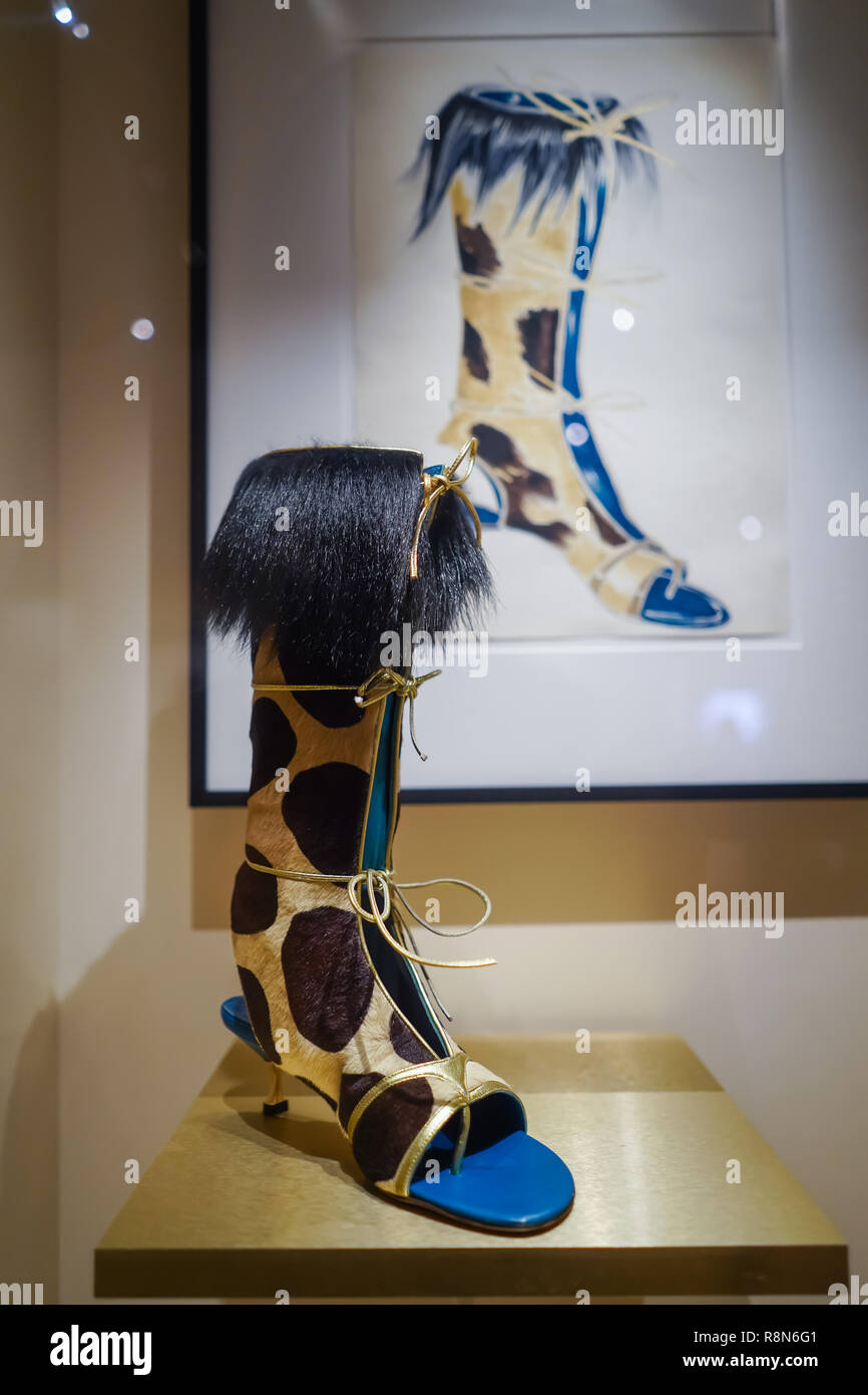 Designer Schuhe von Manolo Blahnik Stockfotografie - Alamy