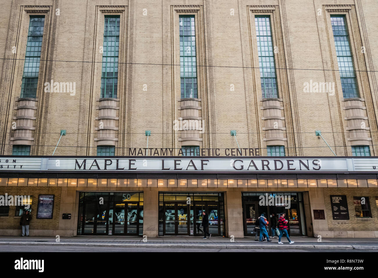 Maple Leaf Garden verwendet ein Ice Hockey Arena in Toronto, Kanada. Stockfoto