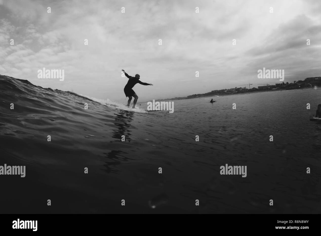 Bereit zum Abheben Stockfoto