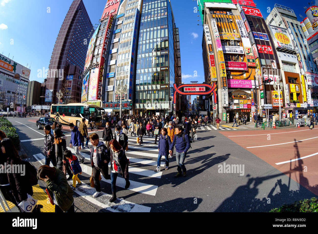 Unterhaltungselektronik in Shinjuku, Tokyo, Japan Stockfoto
