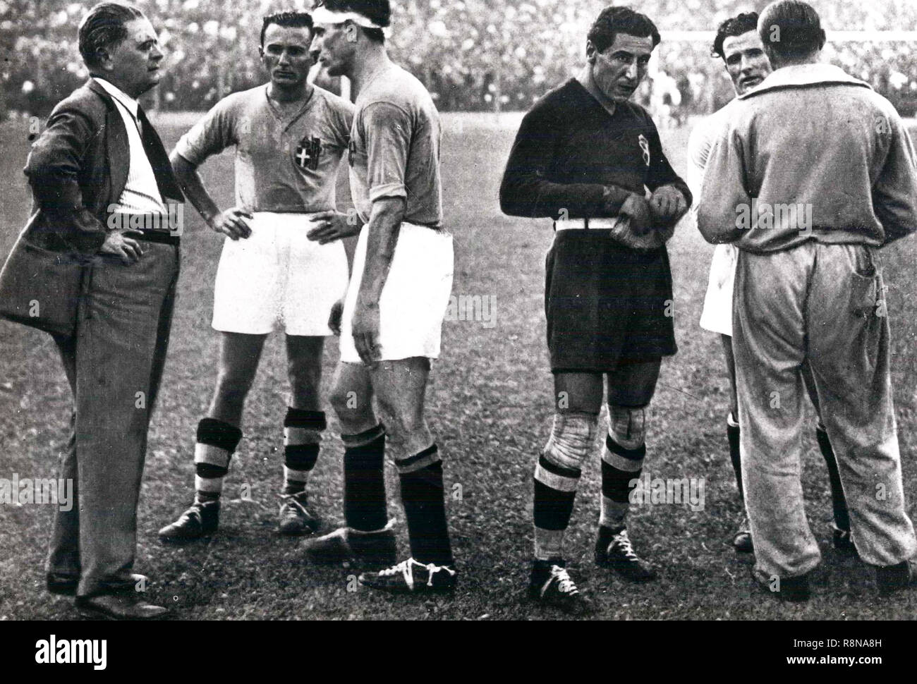 Rom, Italien. Juni 10, 1934. Die italienische nationale FußballTrainer