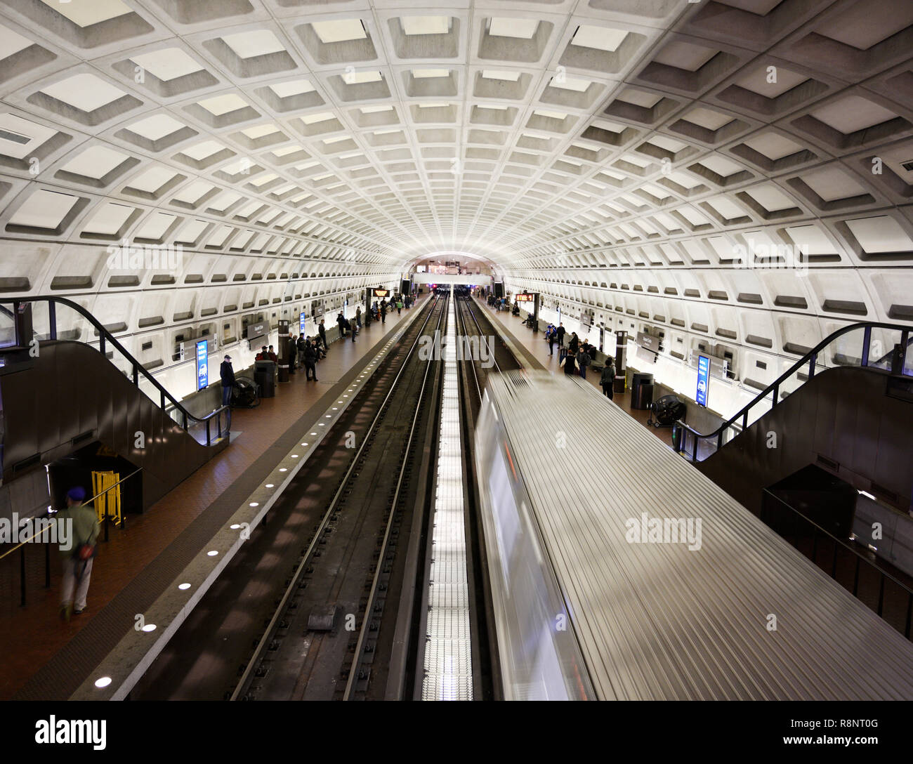 Washington DC Metro Station, Dupont Circle Stockfoto