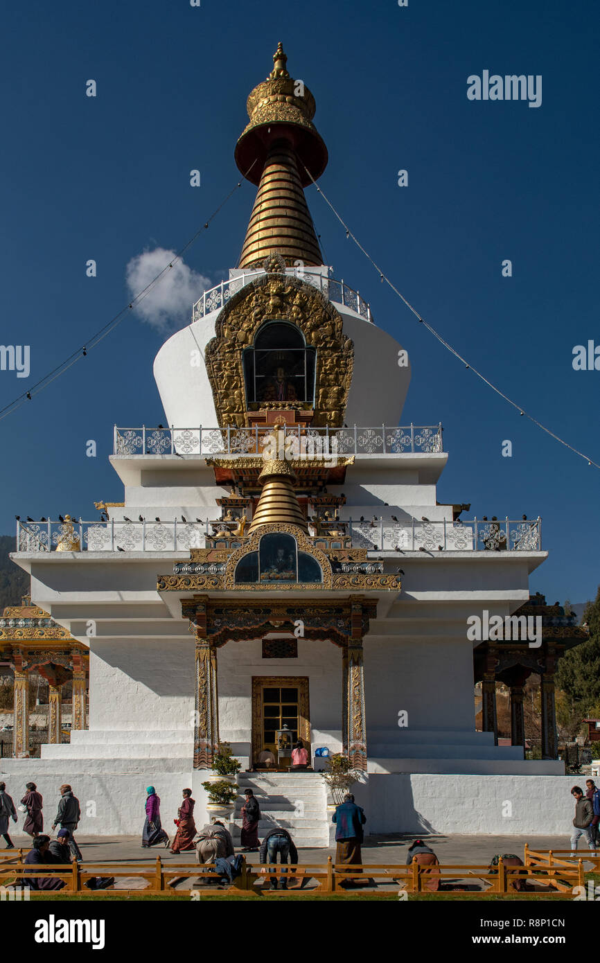 National Memorial Chorten, Thimphu, Bhutan Stockfoto