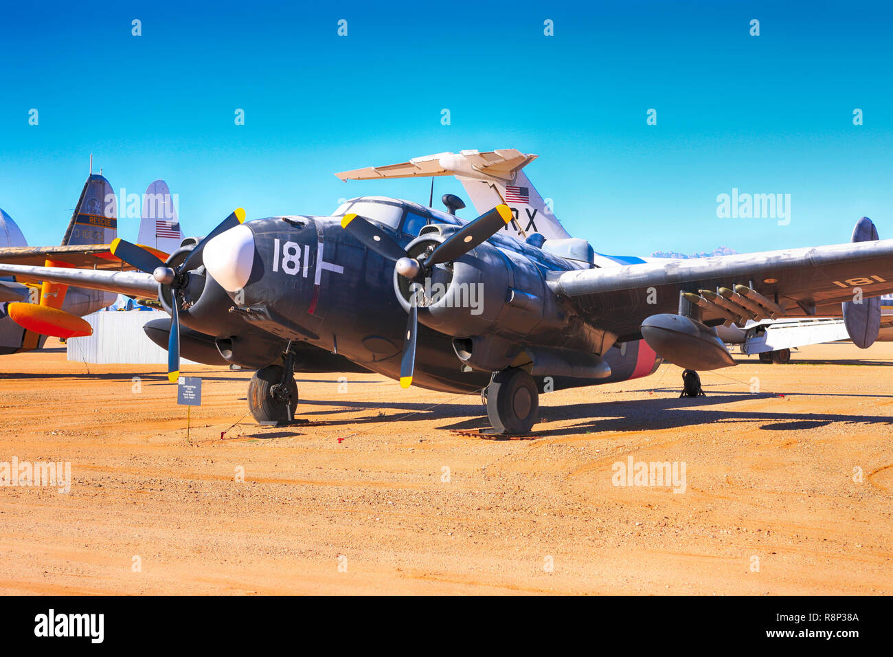 1950 Lockheed PV-2 Vega maritme Patrol bomber Flugzeug auf Anzeige an den Pima Air & Space Museum in Tucson, AZ Stockfoto