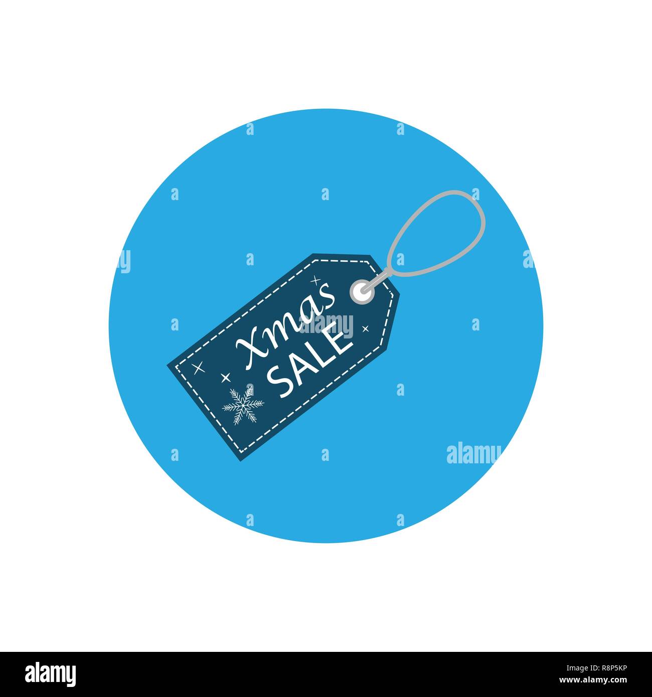 Christmasmas Sonderangebot tag Symbol. Stock Vektor