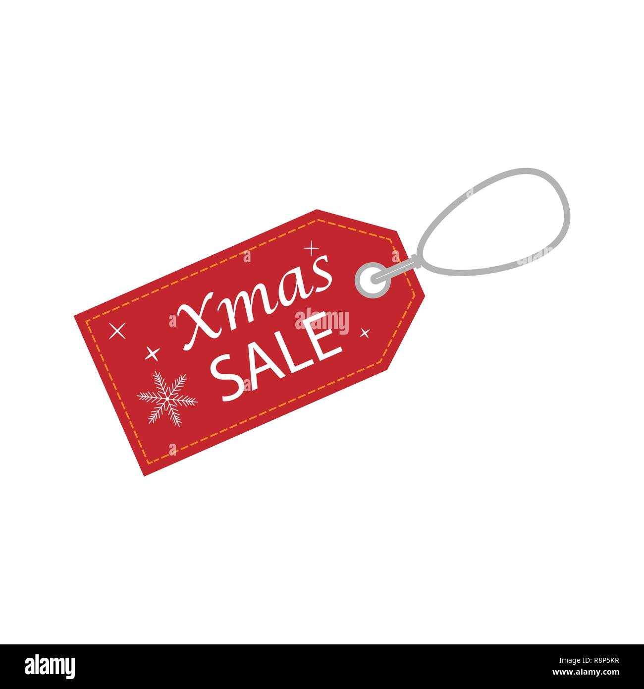 Christmasmas Sonderangebot tag Symbol. Stock Vektor