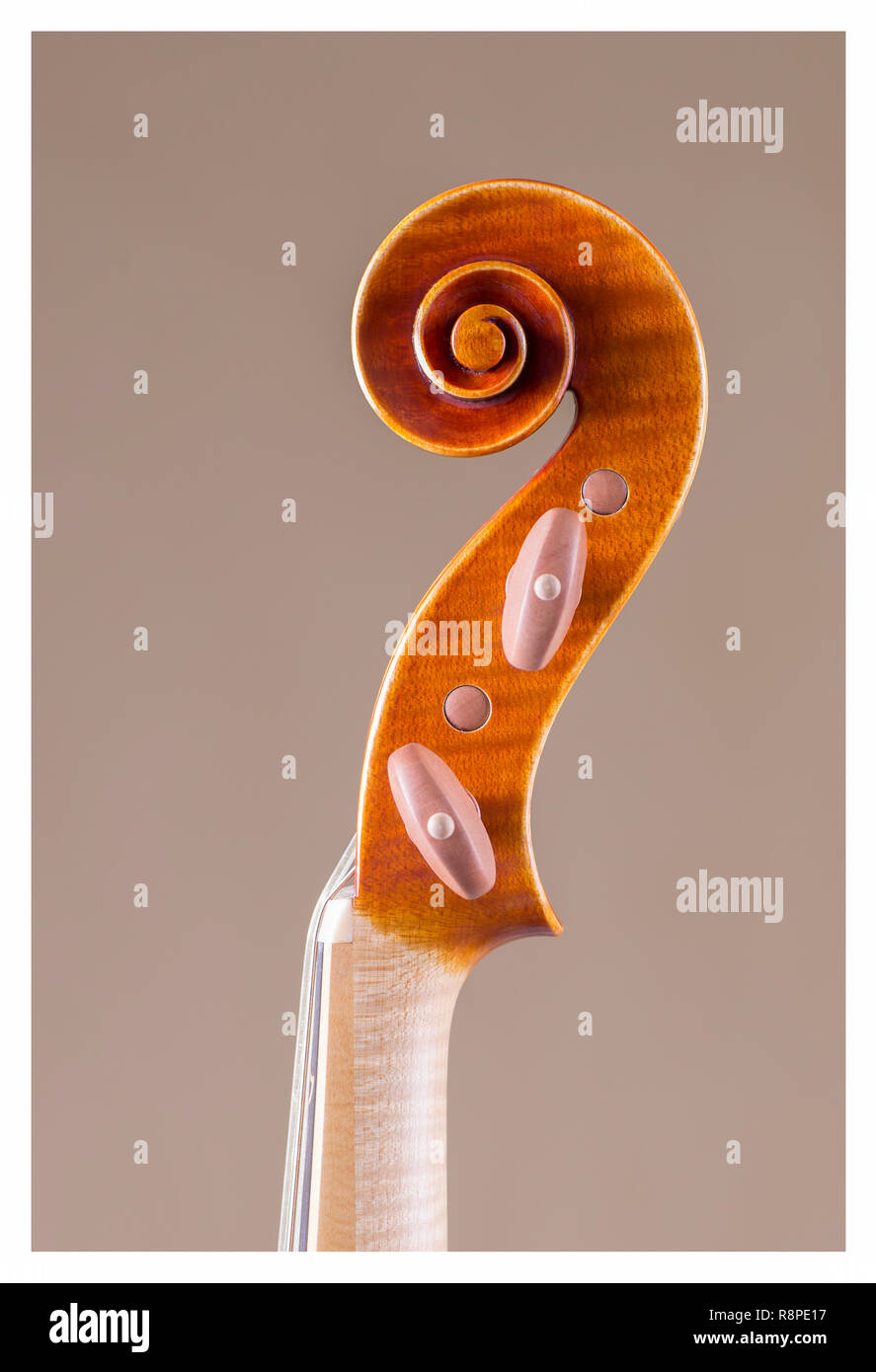 Barockvioline Stockfoto