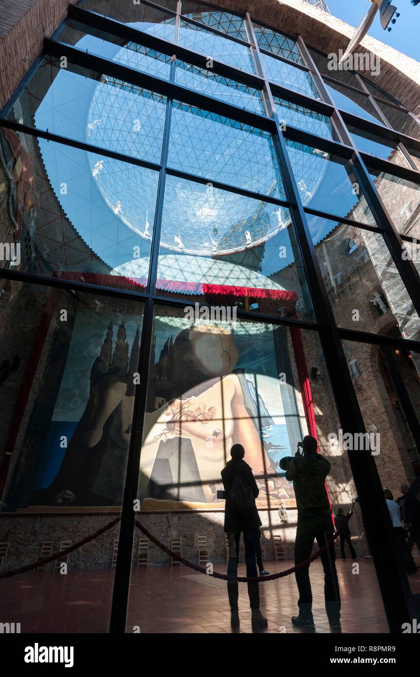 Spanien, Katalonien, Figueras, Dali Theater und Museum, das der Künstler Salvador Dali gewidmet Stockfoto