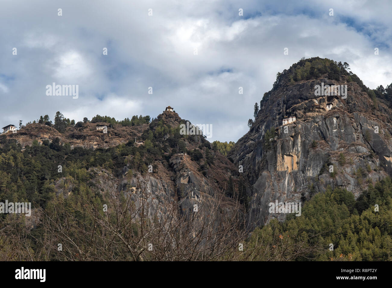 Taktsang Lhakhang, Tiger's Nest, Paro, Bhutan Stockfoto