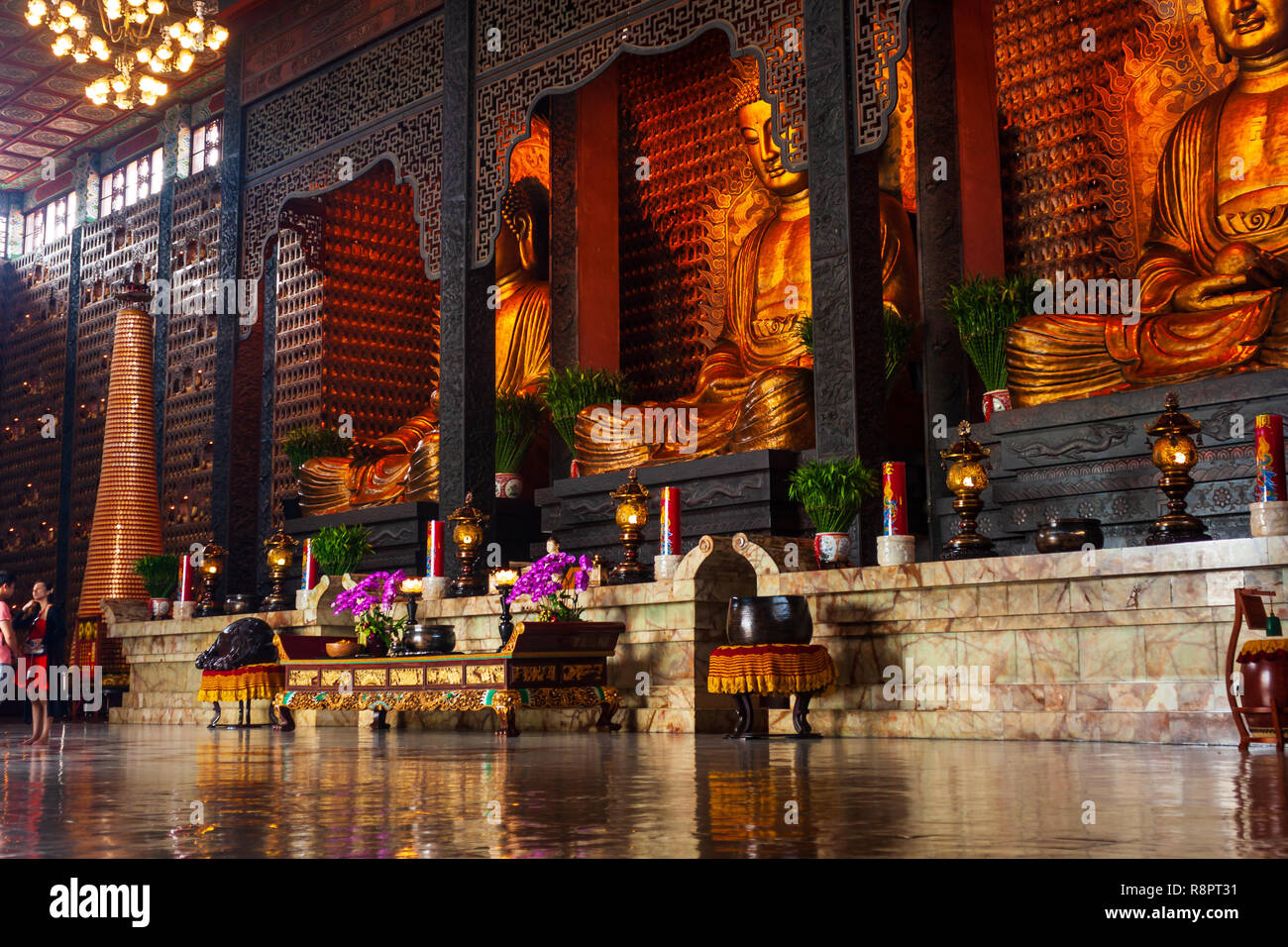 Buddhistische Tempel Taiwan Stockfoto