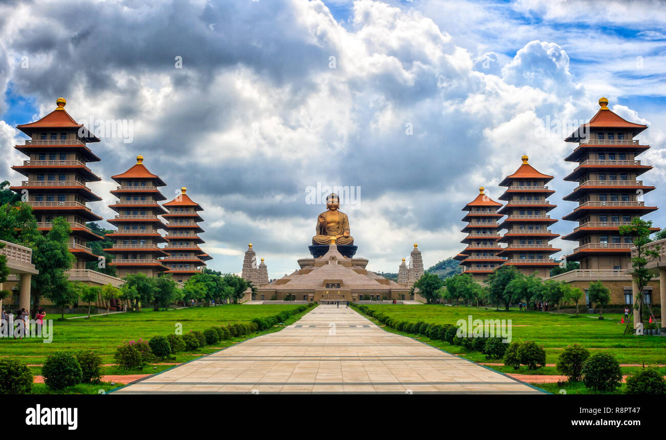 Buddhistische Tempel Taiwan Stockfoto