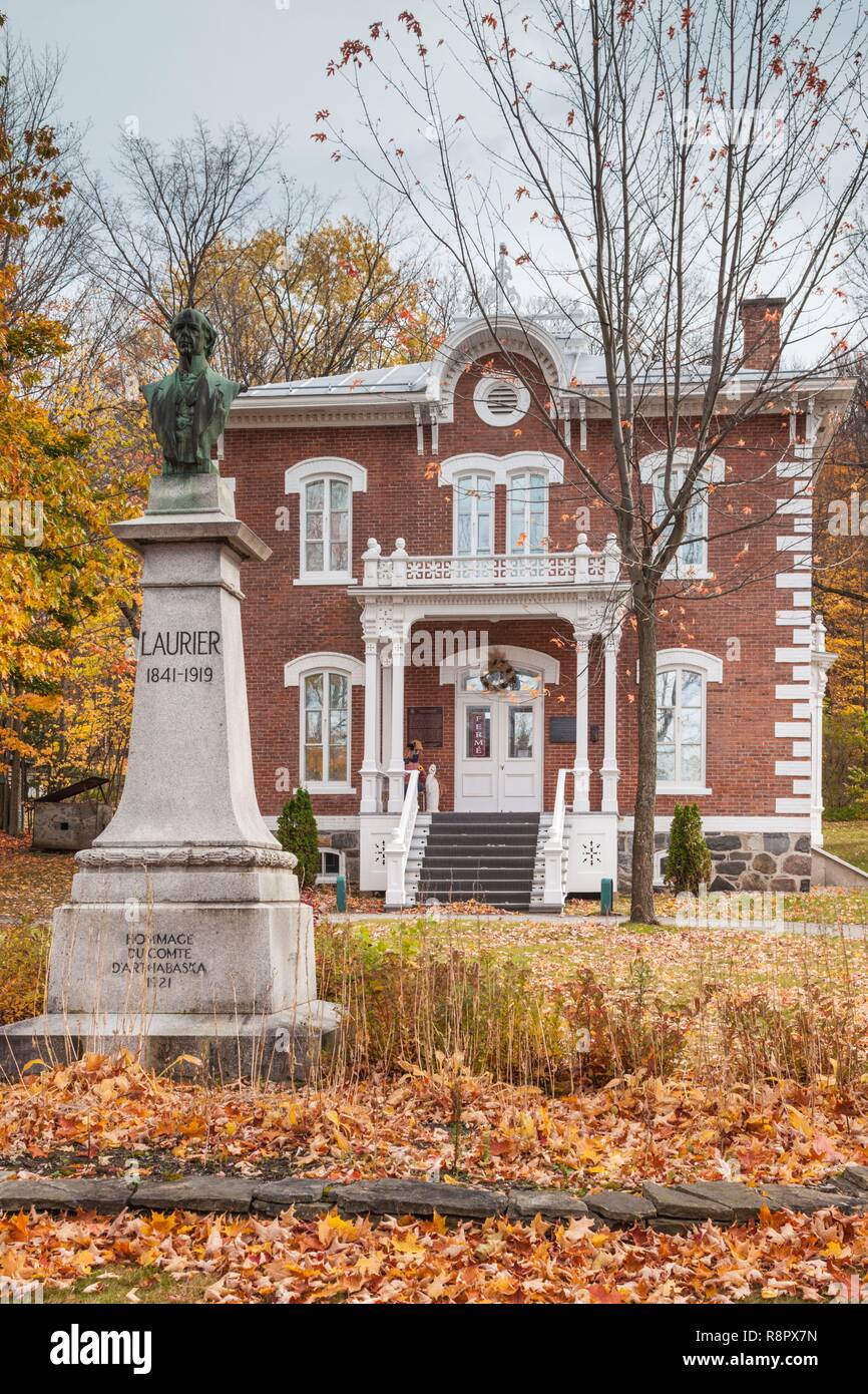 Kanada, Quebec, Centre-du-Québec Region, Victoriaville, Maison Sir Wilfrid Laurier, ehemaliges Haus der kanadische Premierminister, Herbst Stockfoto