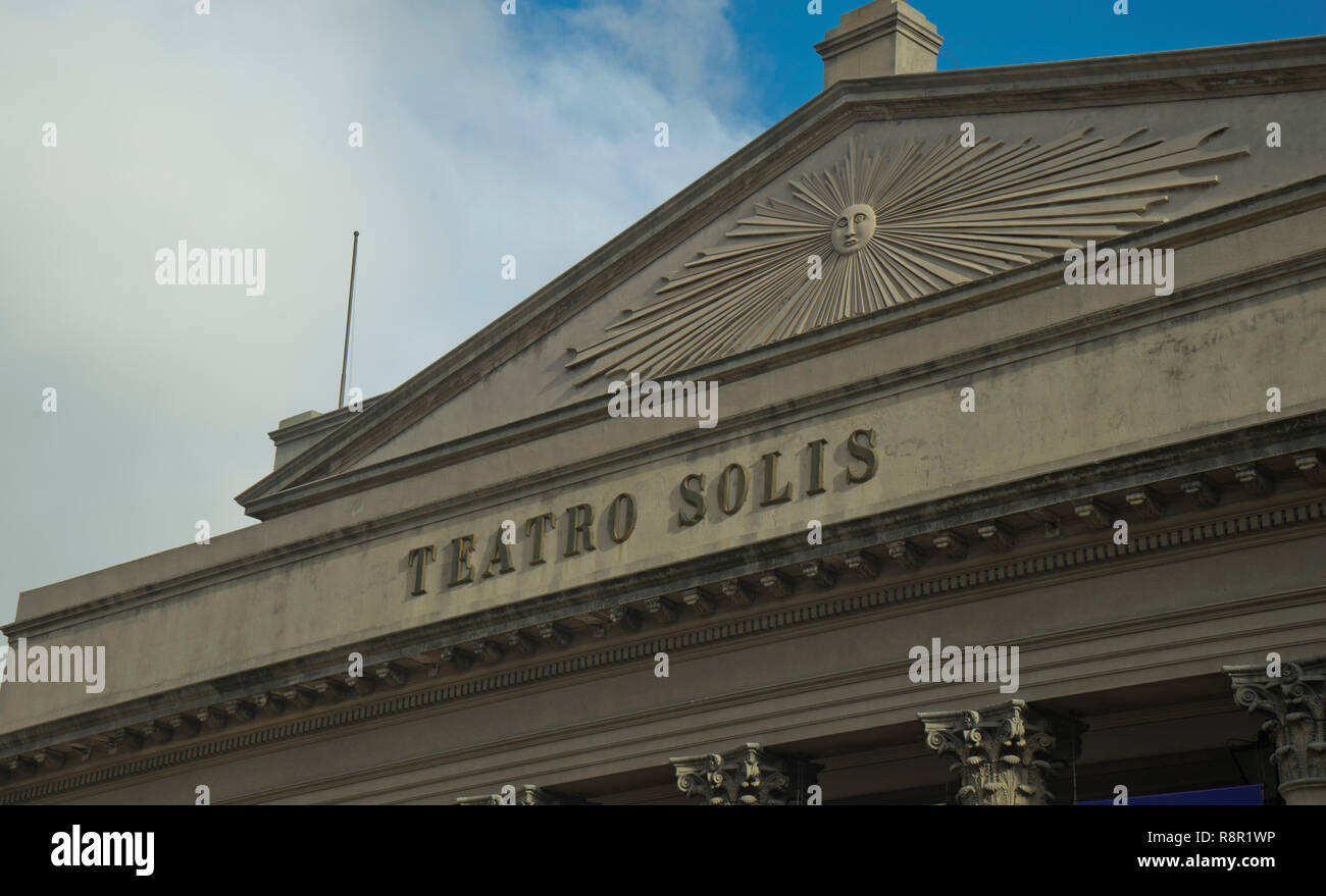 Die Solis National Theater und Opernhaus in Montevideo, Uruguay, Südamerika Stockfoto