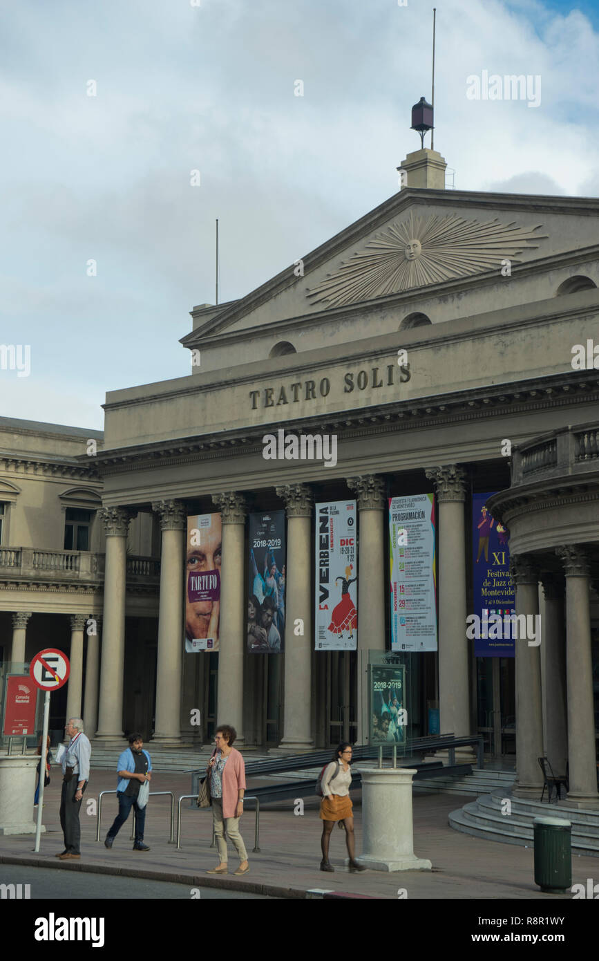 Die Solis National Theater und Opernhaus in Montevideo, Uruguay, Südamerika Stockfoto