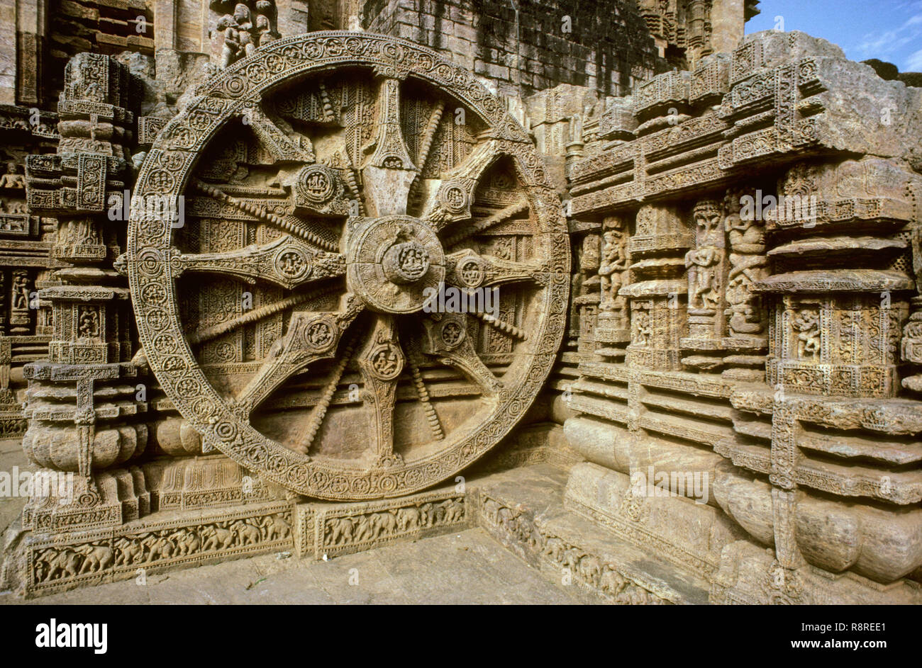 Sun Tempel, Konarak, Orissa, Indien Stockfoto