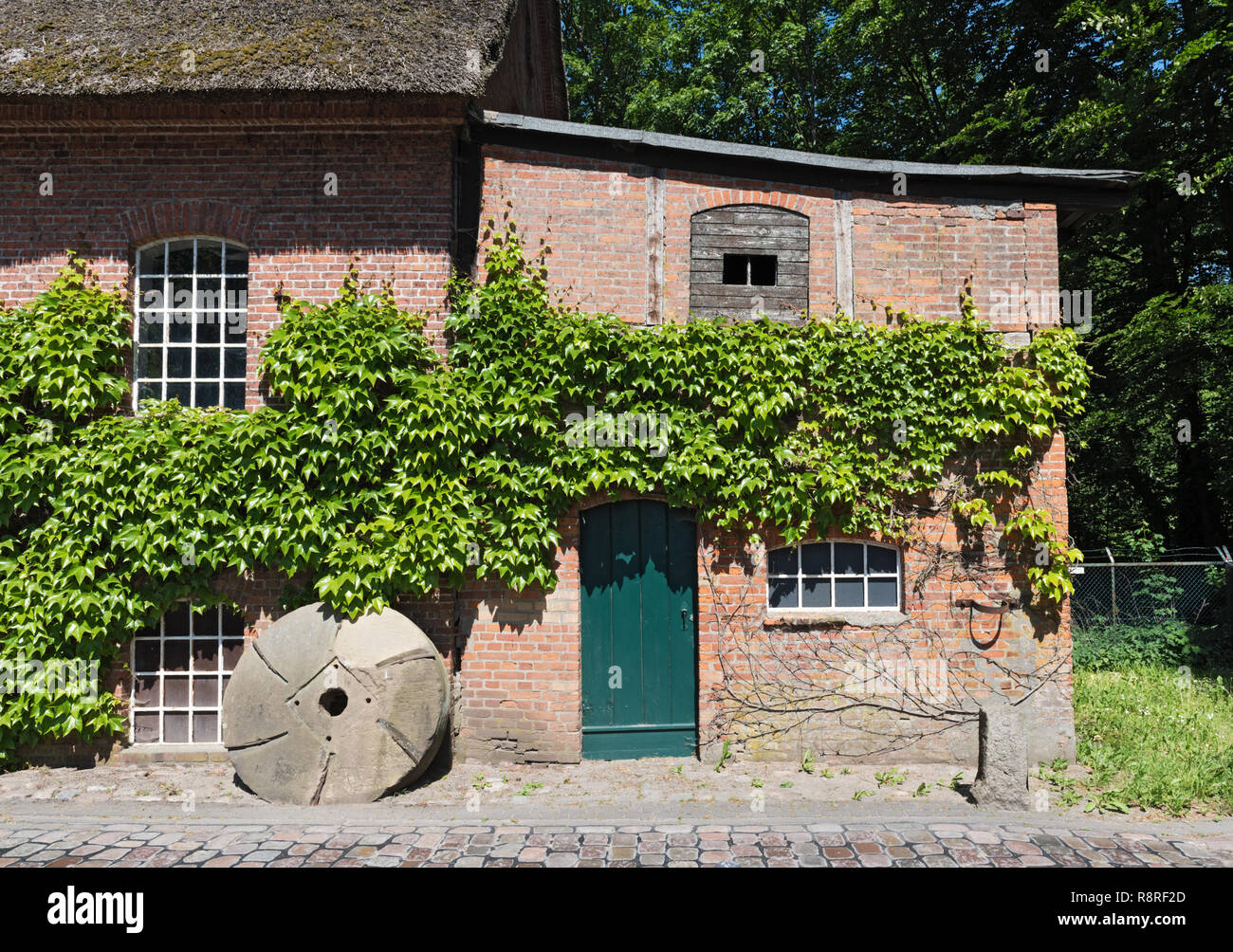Historische Schlossmühle ahrensburg Stockfoto