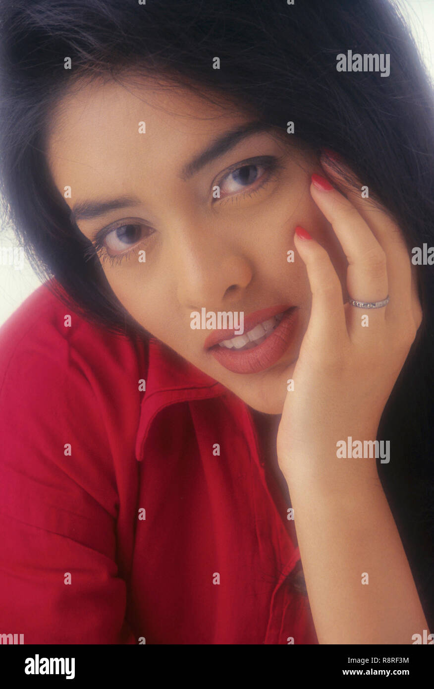 Indisches gesichtshaar