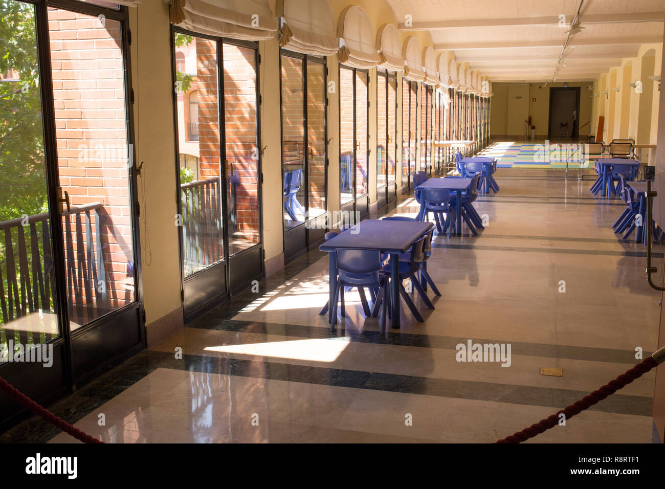 Madrid, Spanien - September 13., 2018: Aktivitäten für Kinder Zimmer im Museum des Amerikas im Innenbereich, Madrid, Spanien Stockfoto