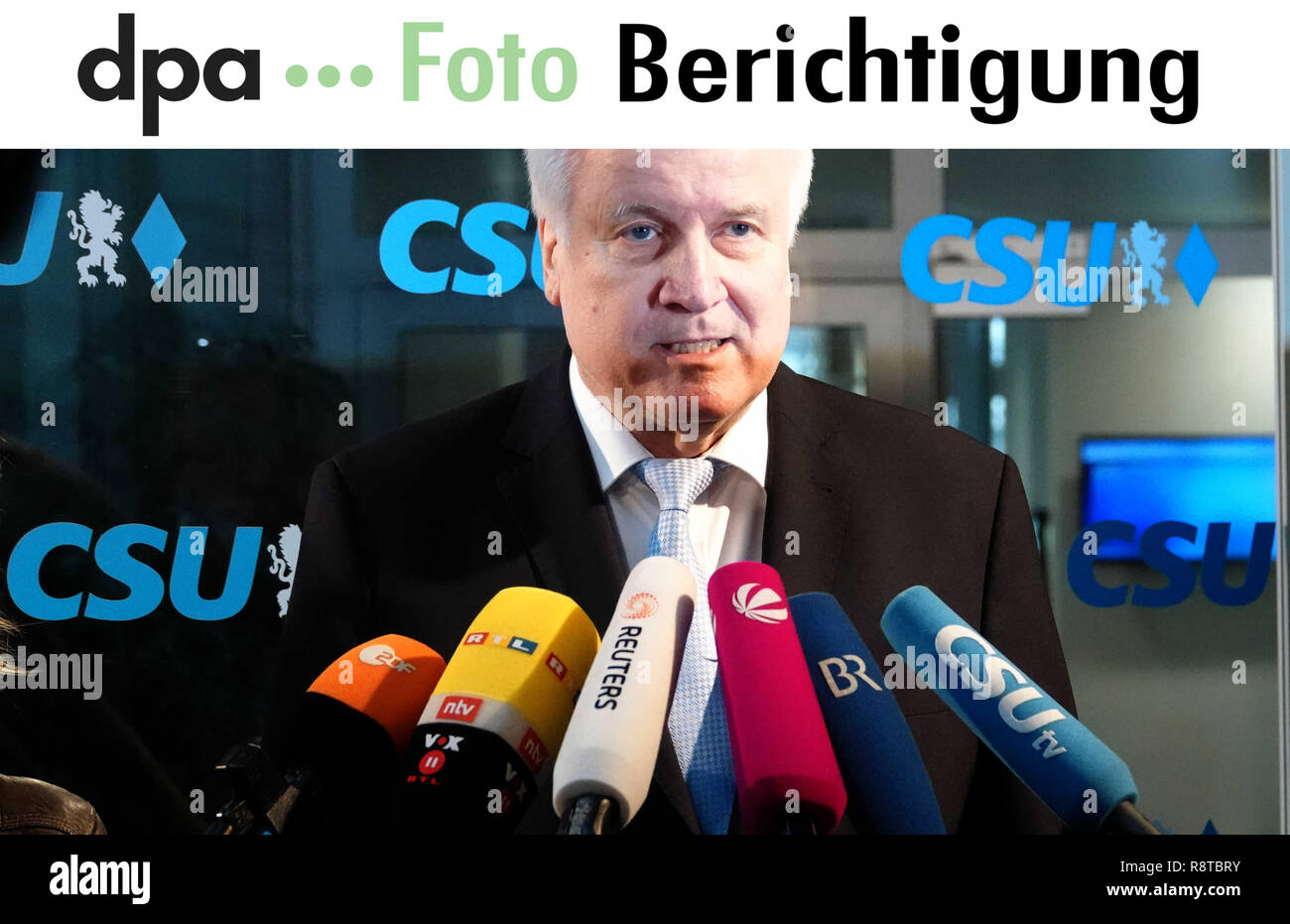 17. Dezember 2018, Bayern, München: Sehr geehrte Kunden, der Name des Fotografen ist falsch in der Abbildung angegebenen gesendet. Das Foto wird sie wieder mit der korrigierten Informationen gesendet werden. Uns für die Fehler entschuldigen. Mit freundlichen Grüßen, Ihr dpa Photo Editor - Tel. 030 2852 31515 Foto: Peter Kneffel/dpa Stockfoto