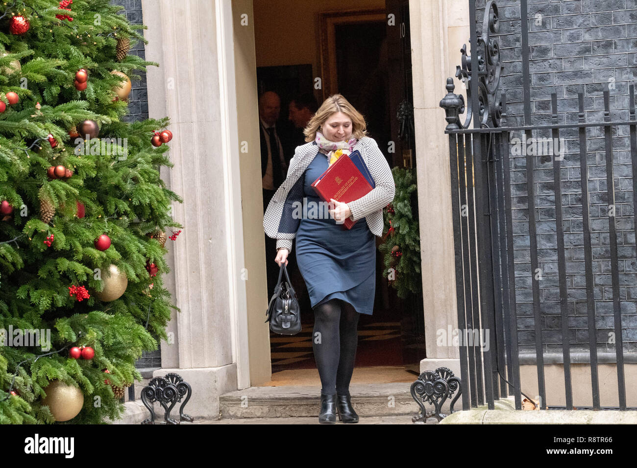 London, 18. Dezember 2018, Karen Bradley MP PC Nordirland Sekretär, hinterlässt eine Kabinettssitzung am 10 Downing Street, London Credit Ian Davidson/Alamy leben Nachrichten Stockfoto