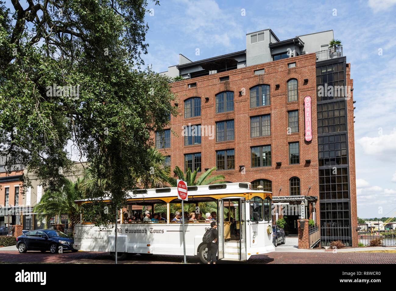 Alte Savannah Touren auf Bohemian Hotel Stockfoto