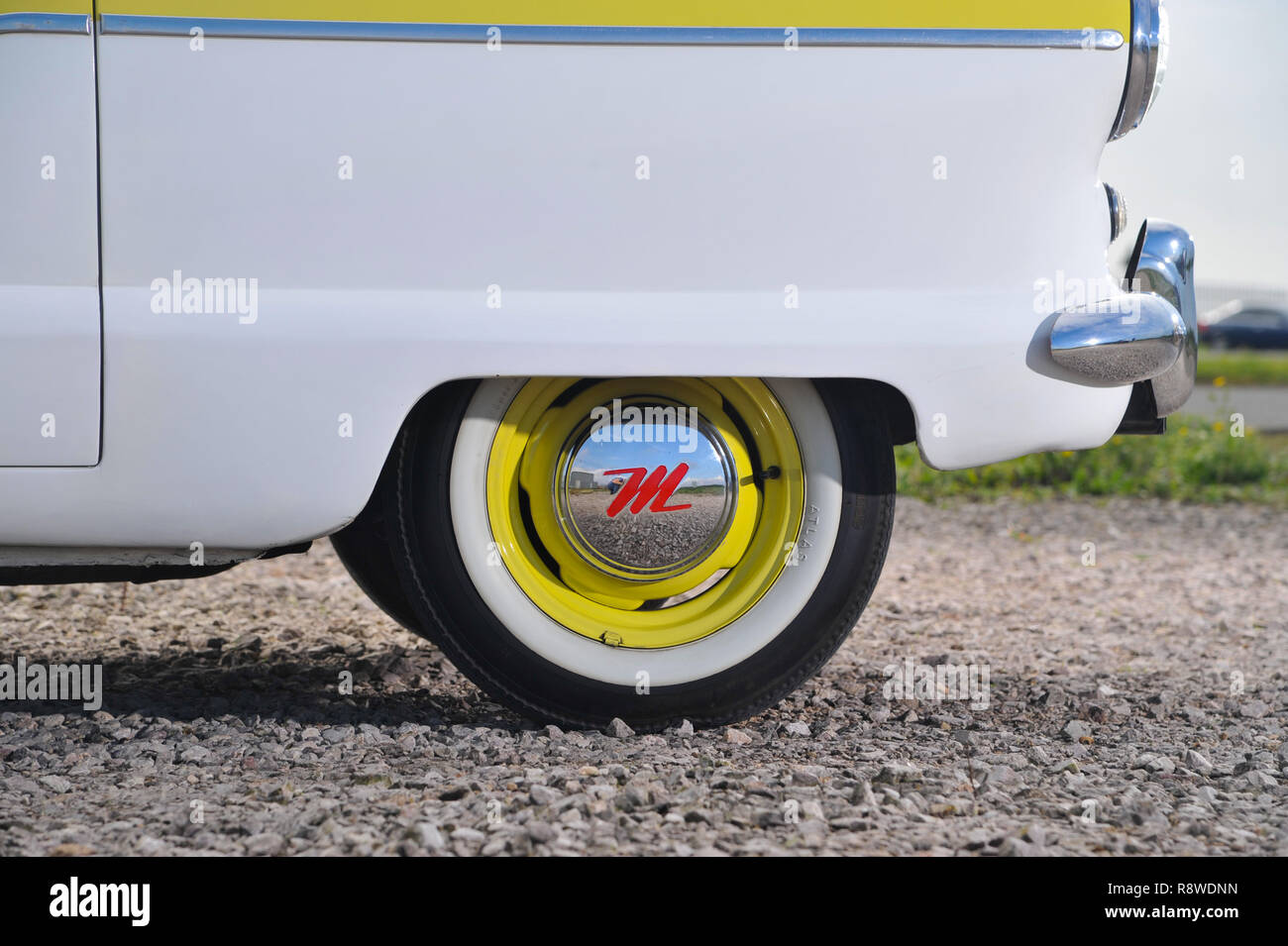 Austin/Nash Metropolitan (1953-1961) winzige Anglo American Auto Stockfoto