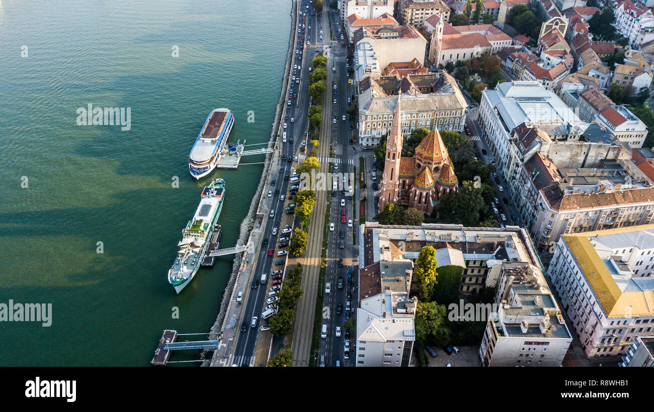 Reformierte Kirche, Szilágyi Dezső téri református Templom, Budapest, Ungarn Stockfoto