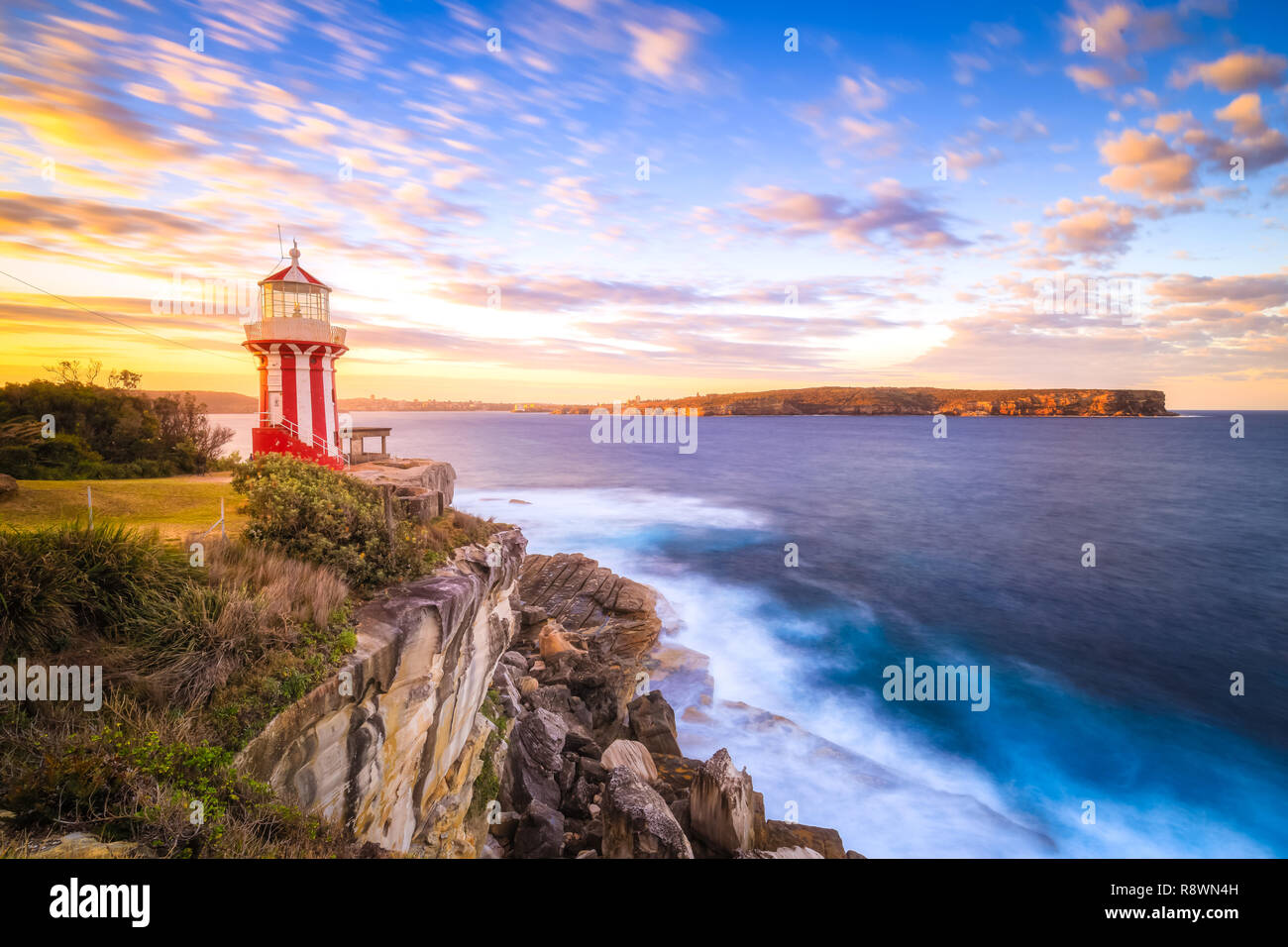 Hornby Lighthouse Sunset, Sydney Stockfoto