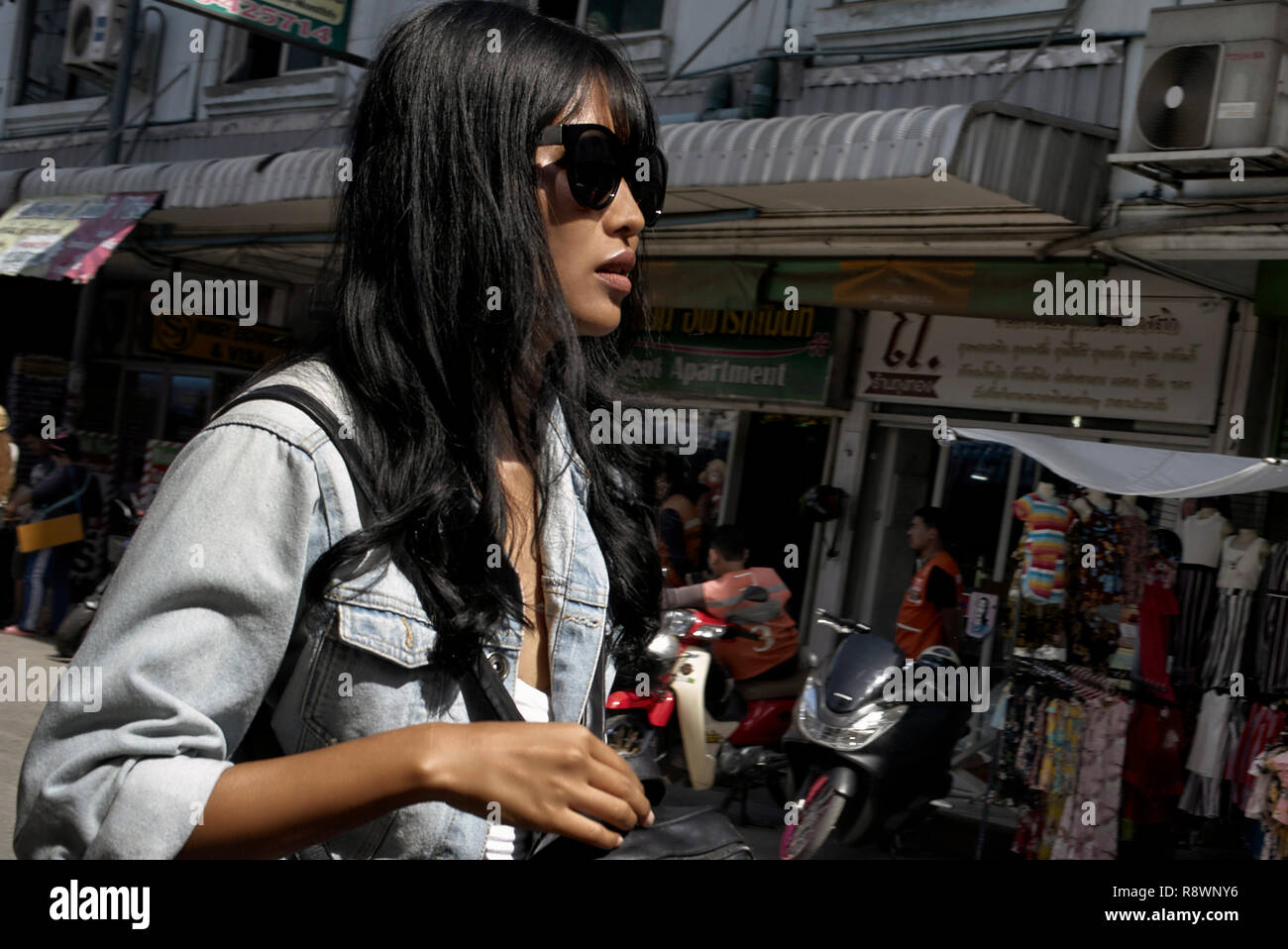 Thailand Mädchen. Schönen thailändischen Frauen. Thailand Frau Schön. Asiatische Schönheit. Stockfoto