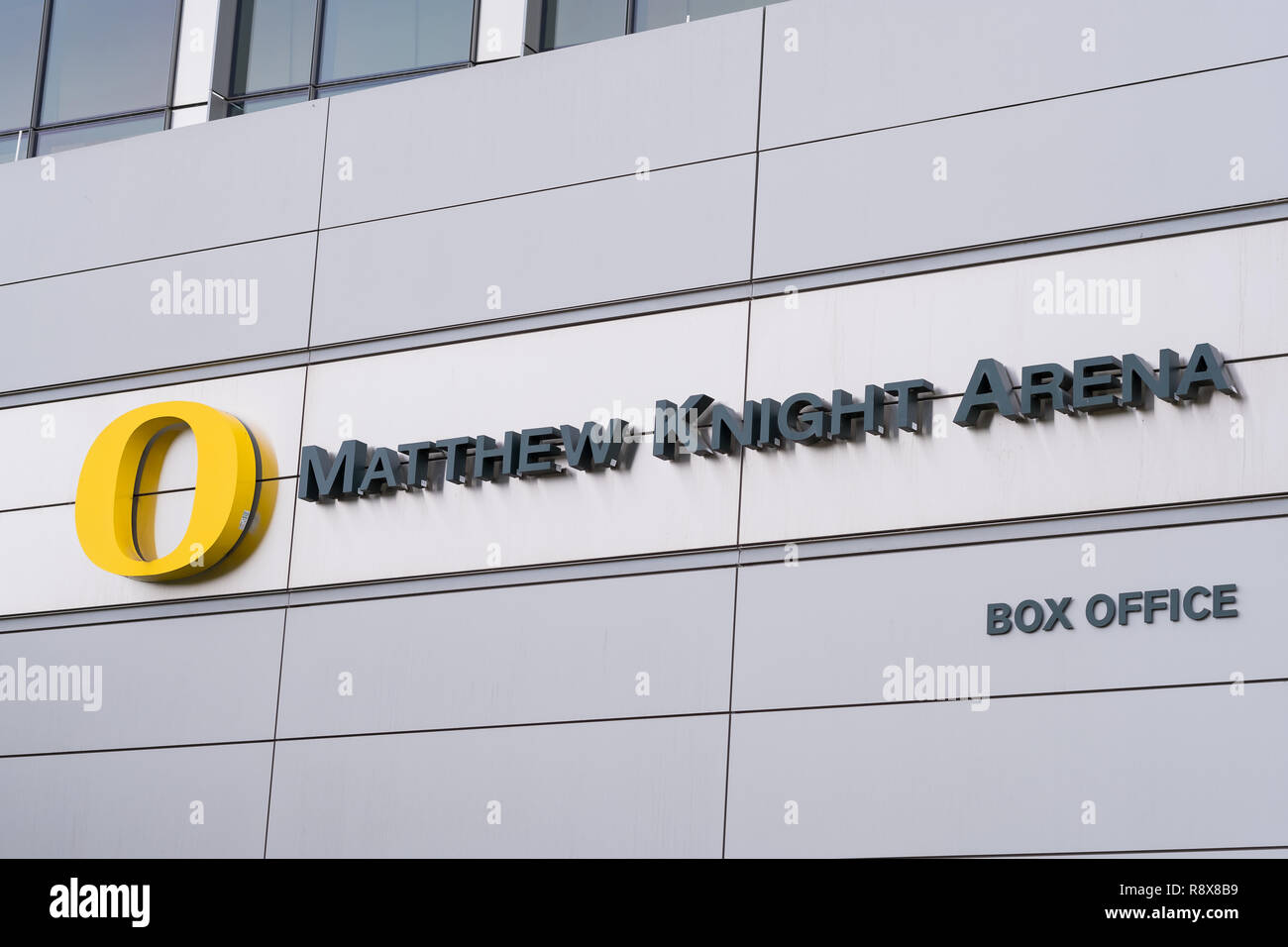 Matthew Knight Arena an der Universität von Oregon in Eugene Stockfoto