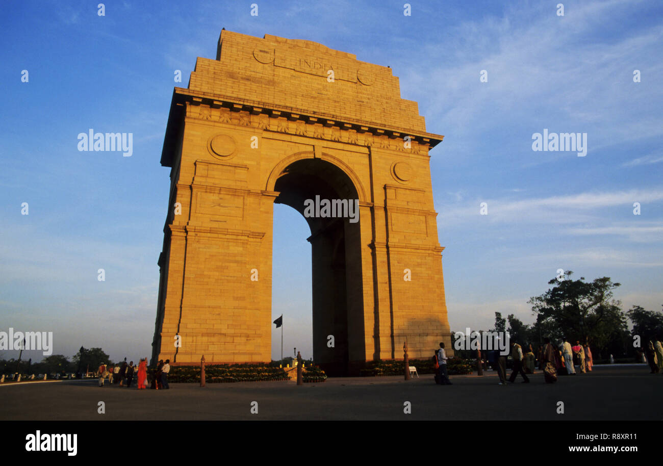 India Gate, Neu-Delhi, Indien Stockfoto