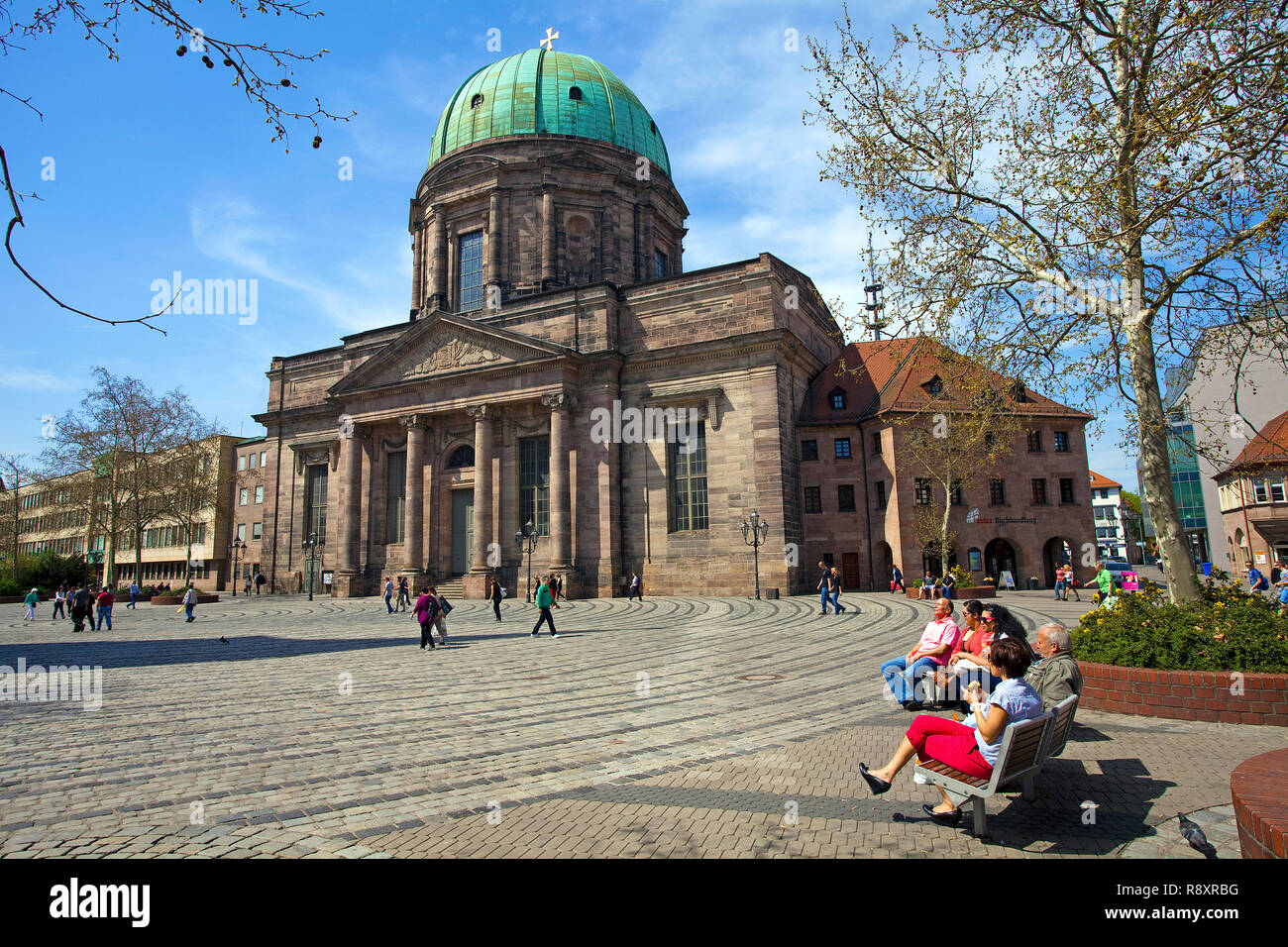 St. Elisabeth Kirche am Jakobs Platz, Altstadt, Nürnberg, Franken, Bayern, Deutschland, Europa Stockfoto
